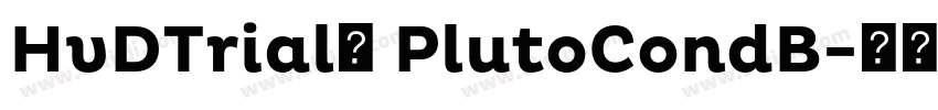HvDTrial_ PlutoCondB字体转换